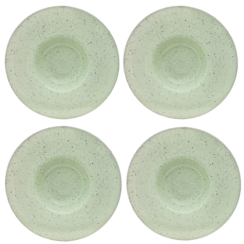 Kit 6 Pratos Para Risoto Cerâmica Pistacchio 28cm HZOR