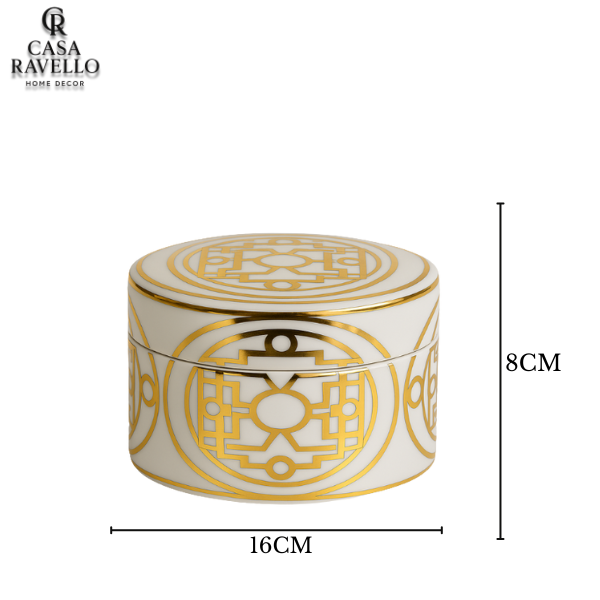 Porta Jóias em Cerâmica - Cerchio d’Oro