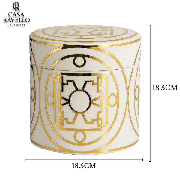 Porta Jóias em Cerâmica - Cerchio d’Oro