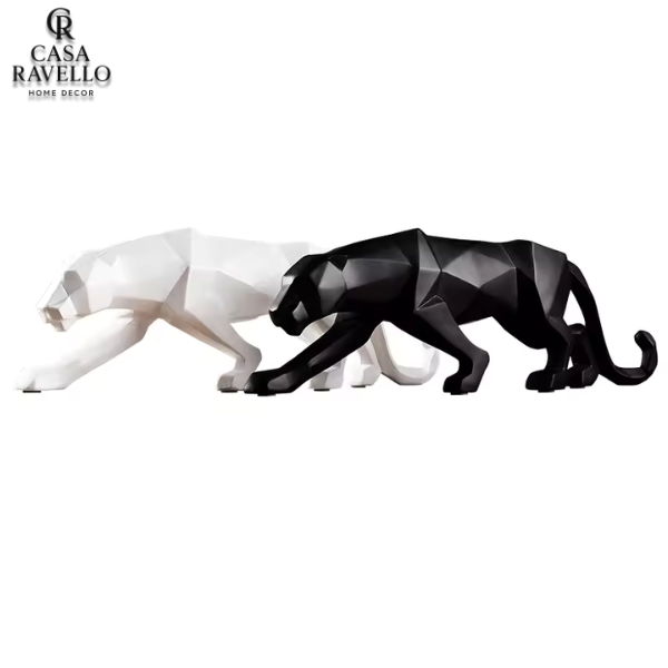 Estátua para decoração em Cerâmica - Olhar Predador
