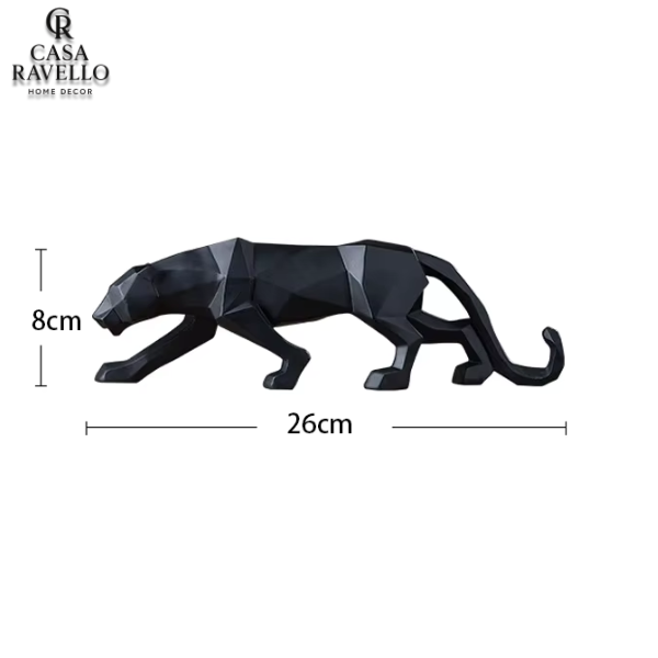 Estátua para decoração em Cerâmica - Olhar Predador