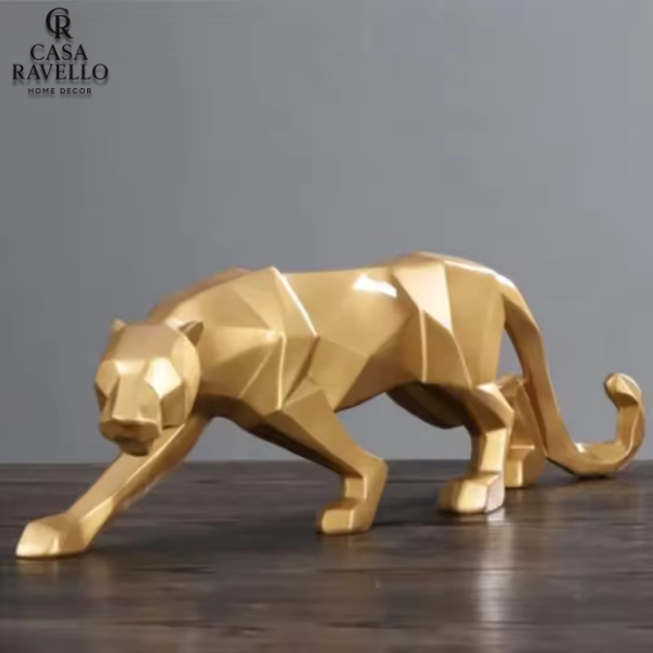 Estátua para decoração em Cerâmica - Olhar Predador
