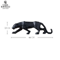 Estátua para decoração em Cerâmica - Olhar Predador